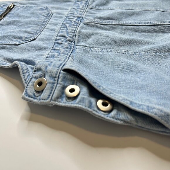 Forever 21 Size Small Denim Overall Mini Dress - Picture 4 of 12
